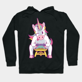 Unicorn gamer controller Hoodie